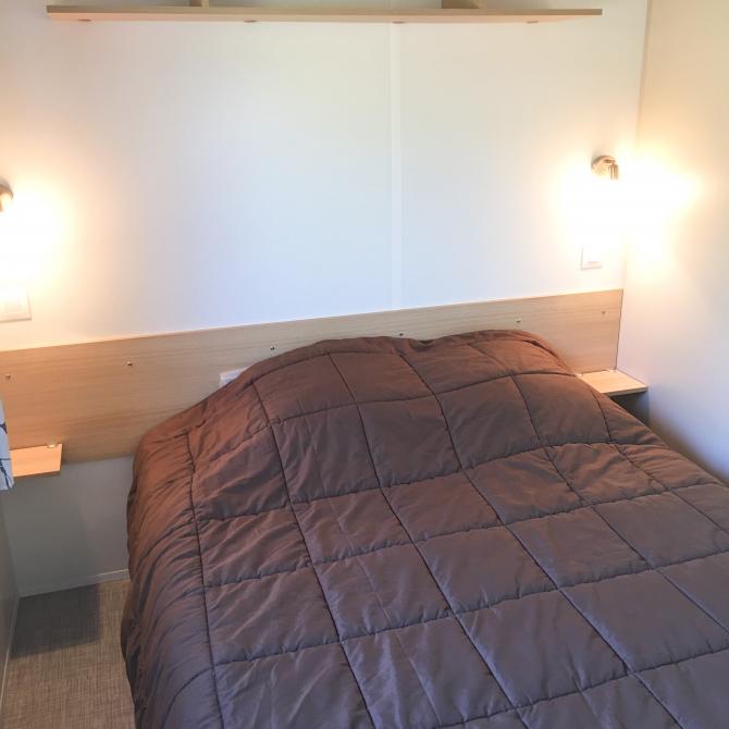 chambre mobil home - Camping La Garenne - Crots