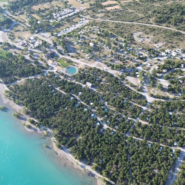 camping vue du ciel