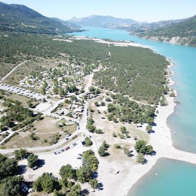 Vue aérienne - Camping La Garenne - Crots